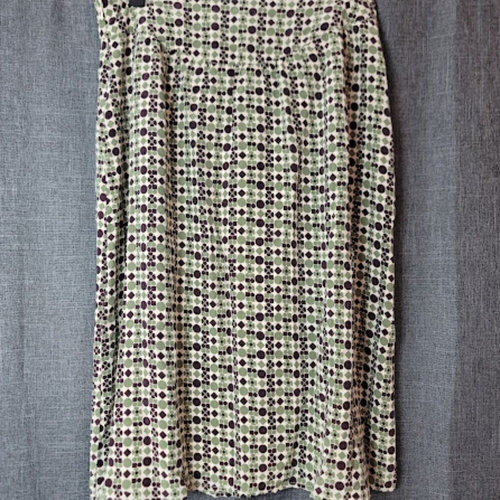 IRO Geometric Silk skirt